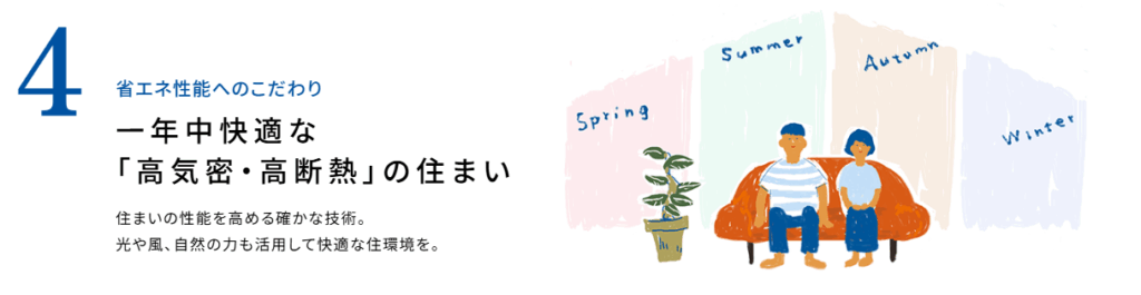 4.省エネ性能へのこだわり